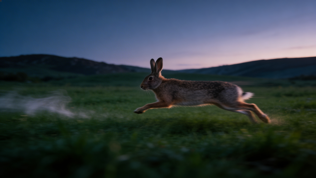 Rabbit running